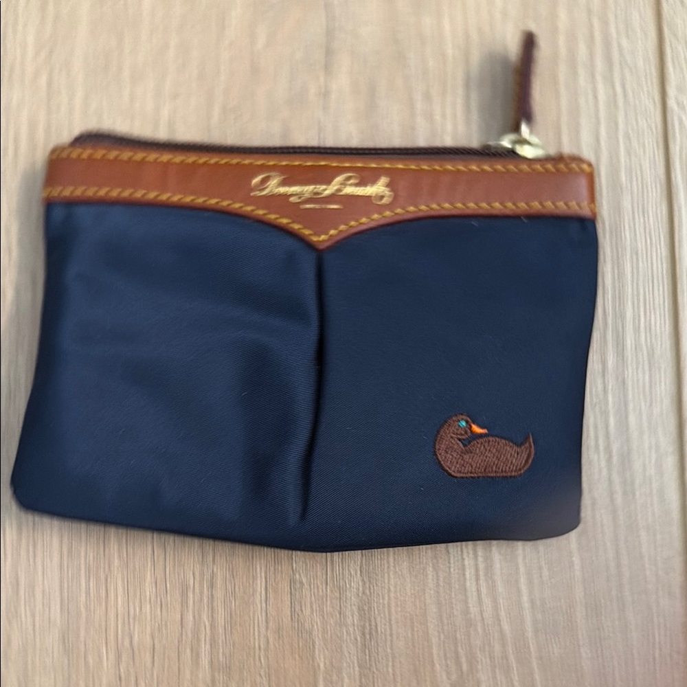 L.L. Bean Navy and Brown Men's Bag